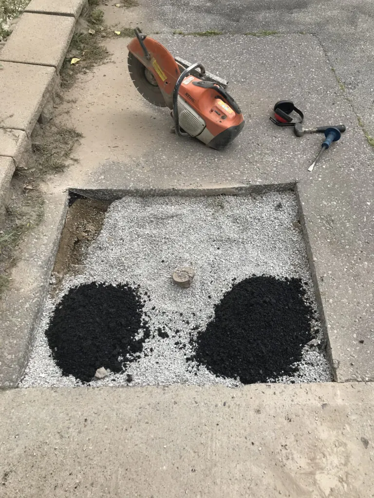 Utility Cur Excavation Repair Guide